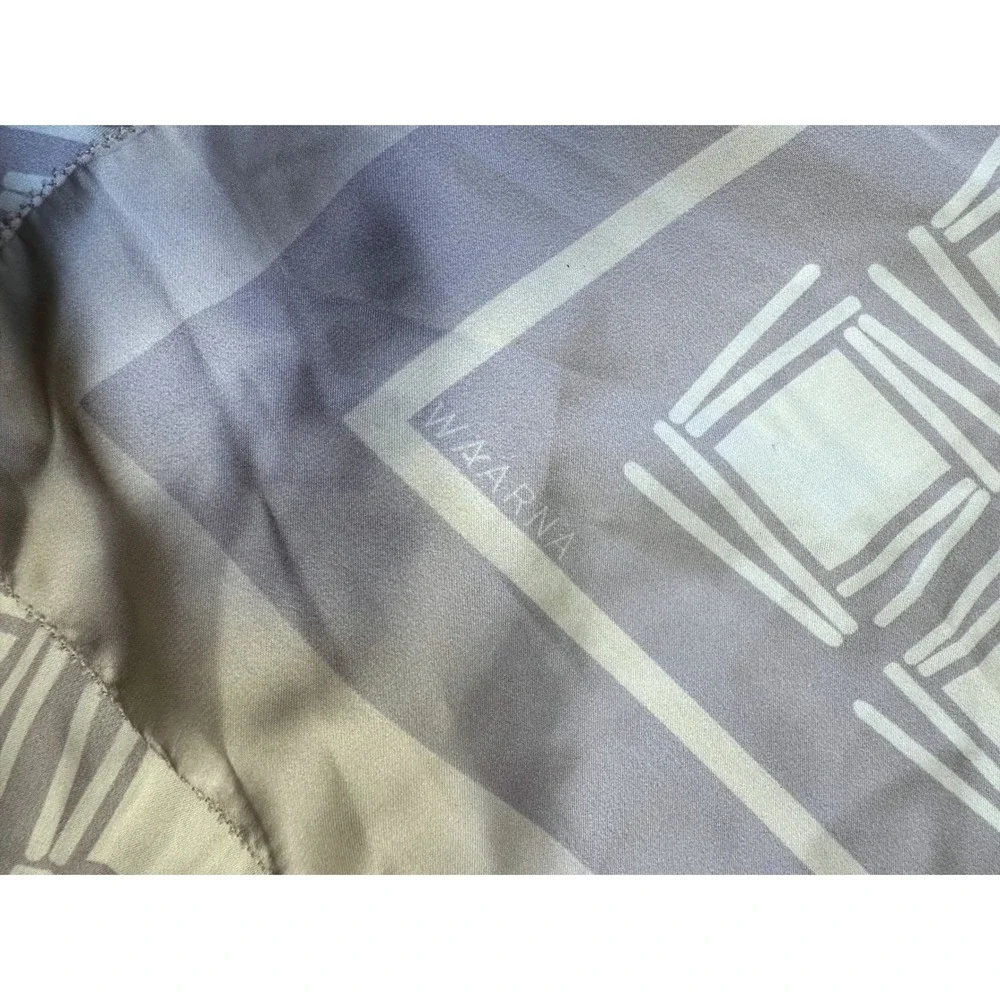 Waarna Satin Geo-Print Shawl‎ Head Wrap 27